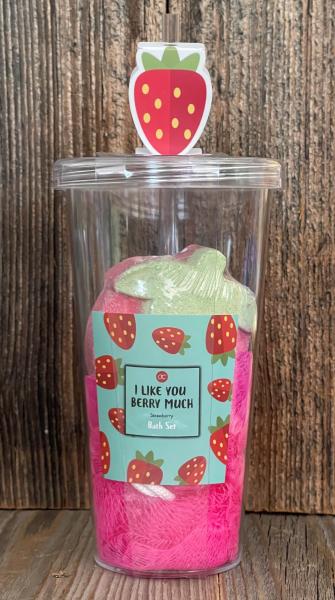 Geschenkset Fruits in Trinkbecher